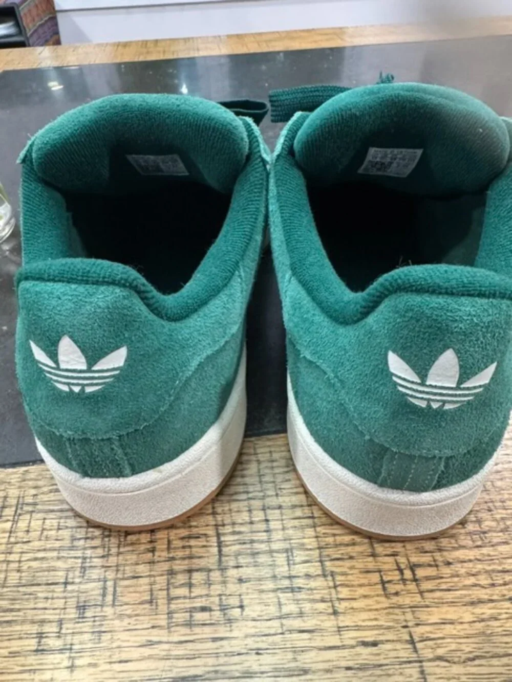 ADIDAS Campus Sneaker Green Suede Mens size 13